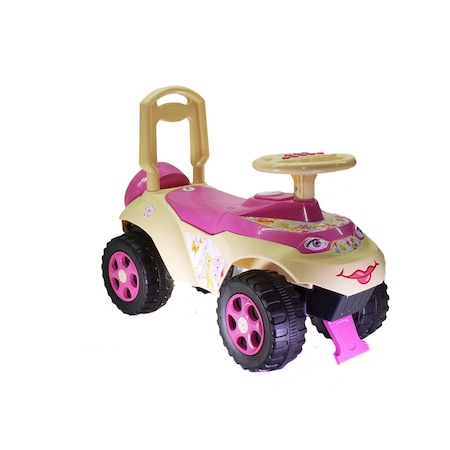 Masinute si vehicule pentru copii - Masinuta fara pedale ROYAL SPORT cu sunete si lumini, culoare roz/bej
