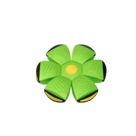 Jucarii, Copii & Bebe - Minge Flat-Ball DISC cu lumina , Verde , Robentoys
