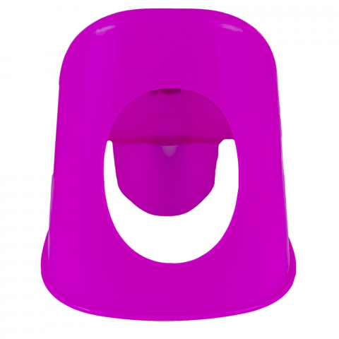 Olita pentru copii  Smart Baby, margini rotunjite si vas detasabil,  Roz  / Alb , 37x27.5x28 Cm [2]