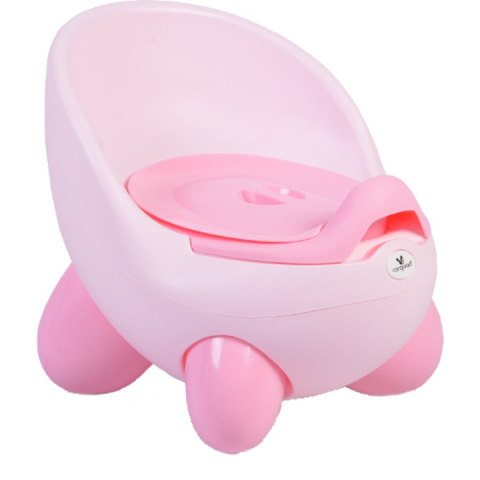 Olita Scaunel Bebe Ergonomic cu Capac , Scaun de Toaletă cu Picioruse  Antiderapante Throne pentru Antrenament WC -  ROZ [3]