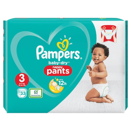 Jucarii, Copii & Bebe - Pachet 33 de scutece Pampers - Baby Dry Pants, Marimea 3