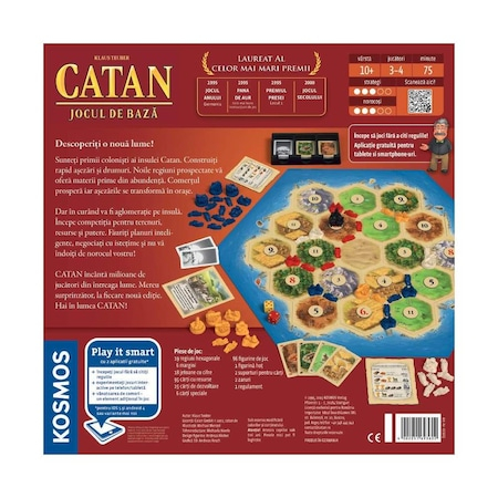 Joc de Societate Catan Jocul de Baza, Editia Noua pentru 3-4 jucatori [1]