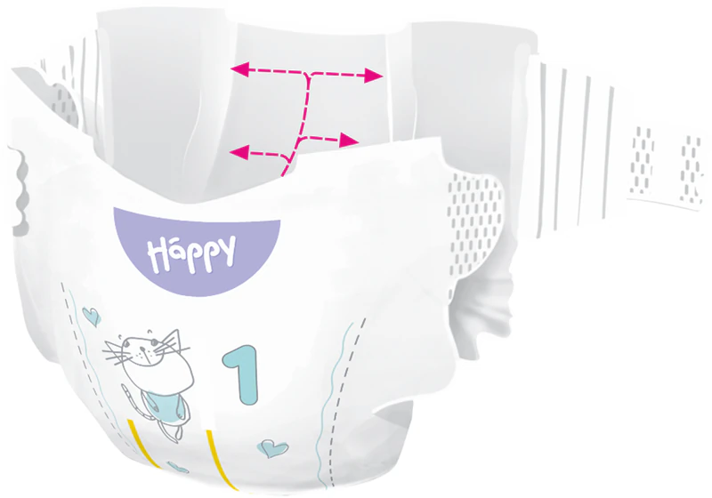 Pachet Promo Big Pack : 5 x 62 Buc *310 Buc Scutece Bella Happy Soft & Delicate MAXI NR. 4 + 1 Pachet Servetele Umede cu Capac Baby Fin 120 Buc Cadou [3]