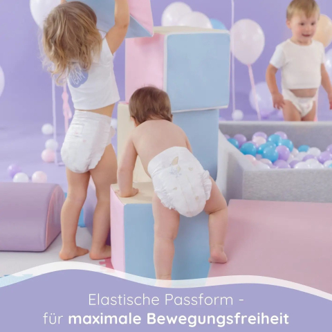 Pachet Promo Big Pack : 6 x 52 Buc *312 Buc Scutece Bella Happy Soft & Delicate JUNIOR NR. 5 + 1 Pachet Servetele Umede cu Capac Baby Fin 120 Buc Cadou [6]