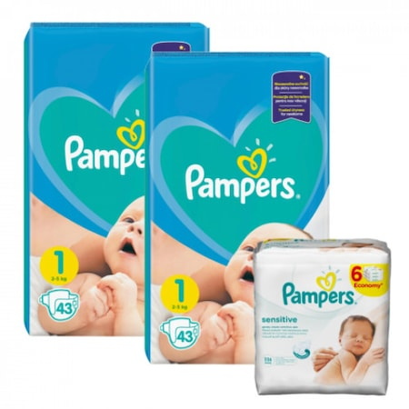 Scutece si chilotei - Pachet Promo pampers 1 comb