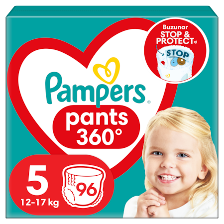 Scutece si chilotei - Scutece-chilotel Pampers Pants Mega Box Marimea 5, 12-17 kg, 96 buc