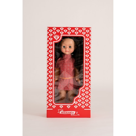 Papusi - Papusa Aradeanca, Ioana, 60 cm inaltime, Bruneta