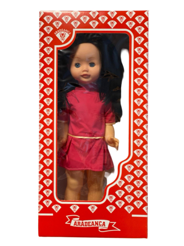 Papusi - Papusa Aradeanca, Ioana Bruneta, 58 CM - MADE IN ROMANIA