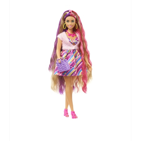 Jucarii & jocuri - Papusa Barbie Totally Hair, satena