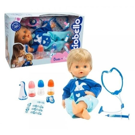 Jucarii, Copii & Bebe - Papusa interactiva Cicciobello Bua,  Bebelusul Bolnavior cu Febra Mare,  42 CM
