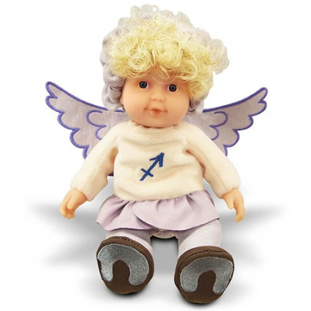 Jucarii & jocuri - Papusa zodiac Anne Geddes Sagetator, +3 ani, multicolor, MGC