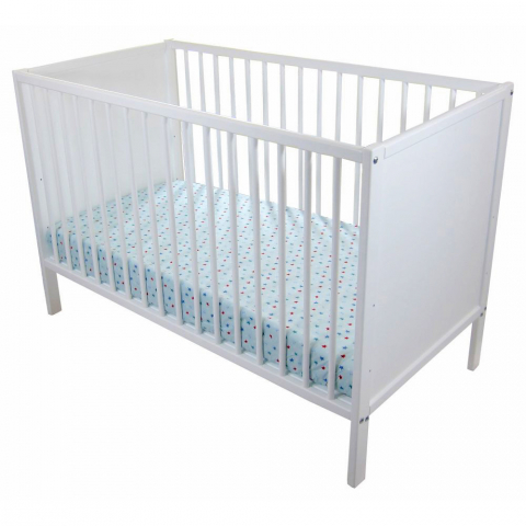 Patut pentru Bebelusi - Smart  Co-Sleeper -  Laterala Detasabila ,  100% Lemn  Masiv de Fag,, 3 Nivele  de Inaltime,  120x60 CM [9]