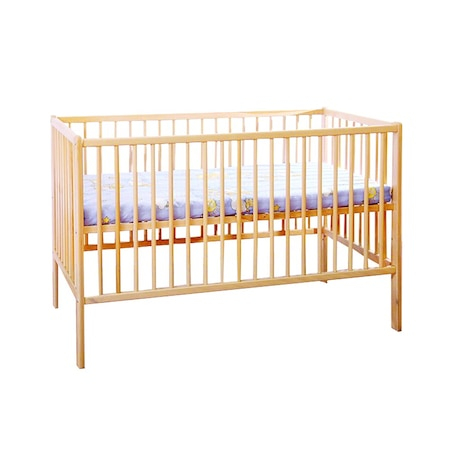Patut bebe - Patut copii lemn fara sertar MYKIDS TIKO natur 3600
