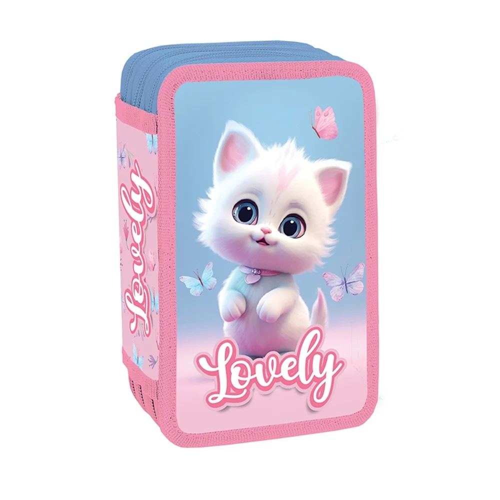 Penar Echipat pentru fetite -  S. Cool YoLLo - Pisicuta Lovely , 3 Fermoare, 38 Piese [1]