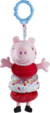 Peppa Pig -  Prima mea Jucărie de Pluș Interactiva -  Jucărie pentru Bebeluși,  Dezvoltarea timpurie a Jocului,  prindere la Cărucior , Pătuț  sau Scaun Auto [6]
