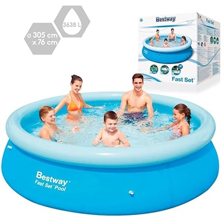 Piscina cu inel gonflabil Bestway® FS, Triplex PVC, 305x76 cm [3]