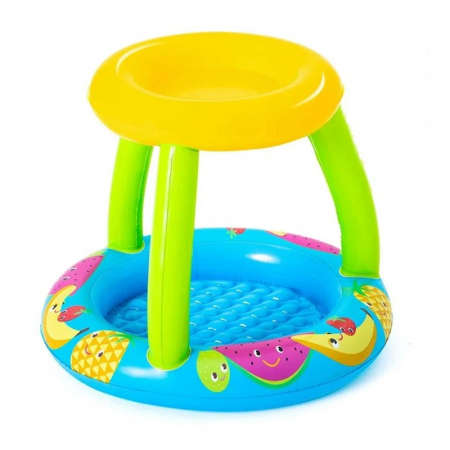 Jucarii de exterior - Piscina gonflabila cu acoperis, Fructe, 94x89 cm