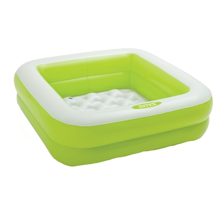 Piscine copii - Piscina gonflabila Intex - Play Box, verde, 85 x 85 x 23 cm