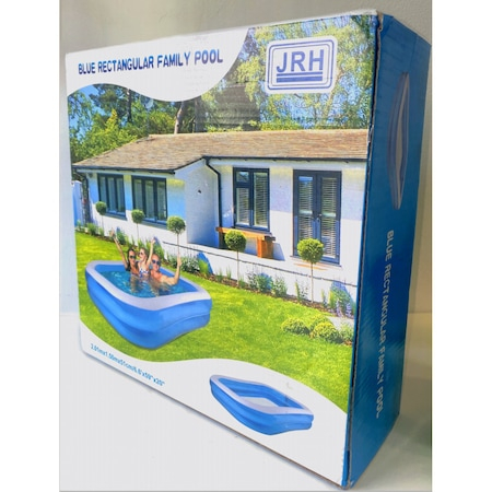 Piscina gonflabila JRH, 201 x 150 x 51 cm, 2 inele family pool XXL [4]