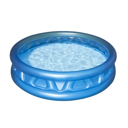 Piscine copii - Piscina gonflabila mare pentru copii, de curte si gradina, diametru 1.8 m, albastra