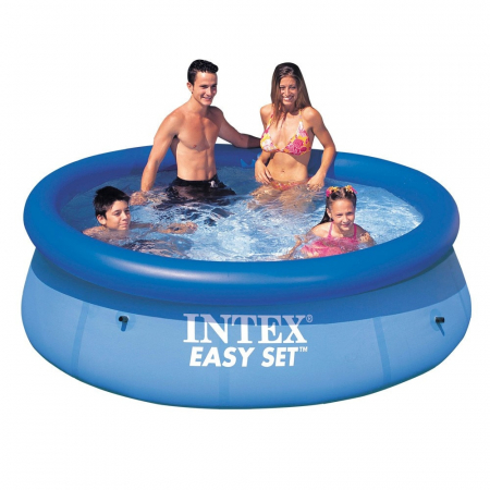 Accesorii pentru petrecere - Piscina Gonflabila - Family Easy Set Clearview, 244 x 61 cm, Familie si Relaxare, material PVC rezistent