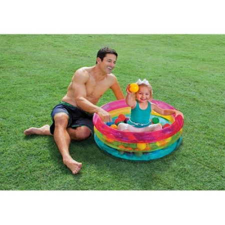 Piscina gonflabila pentru copii MAF-PoolB, cu 50 mingiute incluse, +1 an, 86 x 25 cm, multicolora [3]