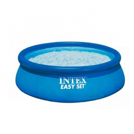 Mobila gradina & terasa - Piscina Intex Easy Summer Best Time, 244 x 61 cm, culoare albastru alb instalare rapida