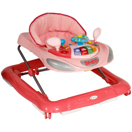 Carucioare si articole transport - Premergator Lorelli W1224CE, cu eurobaza, Roz