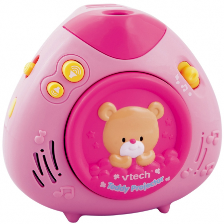 Jucarii interactive bebelusi - Proiector bebelusi Vtech Ursulet, Roz