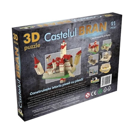 Puzzle 3D Noriel-Castelul Bran,91piese [1]