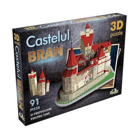 Puzzle 3D Noriel-Castelul Bran,91piese [0]