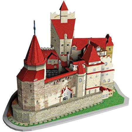 Puzzle 3D Noriel-Castelul Bran,91piese [2]