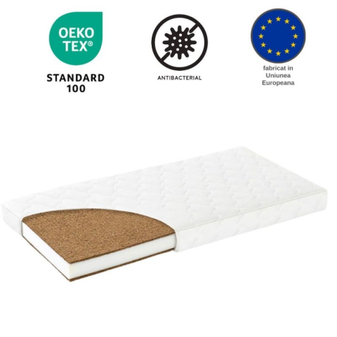 Saltele copii - Saltea Baby Dreams Air Konfort,  Husa Antibacteriana,Antialergica si Lavabila  120 X 60 X 12 cm