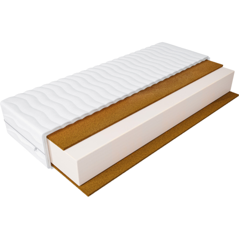 Saltele copii - Saltea BestKids Sweet Dreams 120 x 60 x 10 cm, Cocos-Burete-Cocos, Husa Antibacteriana,Antialergica ,Detasabila si Lavabila