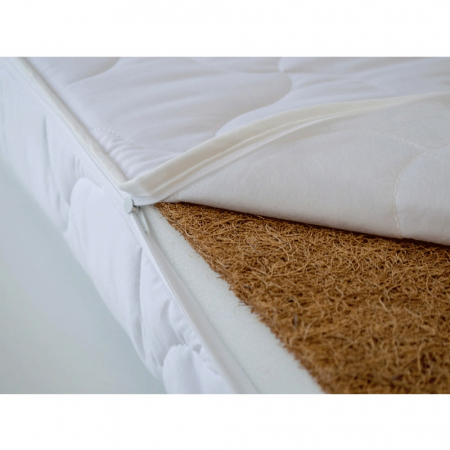 Saltea Copii Komfort My Dreams, 2x Straturi de Fibra Nuca de Cocos,  Husa Detasabila si Lavabila,  120x60x10 CM [2]
