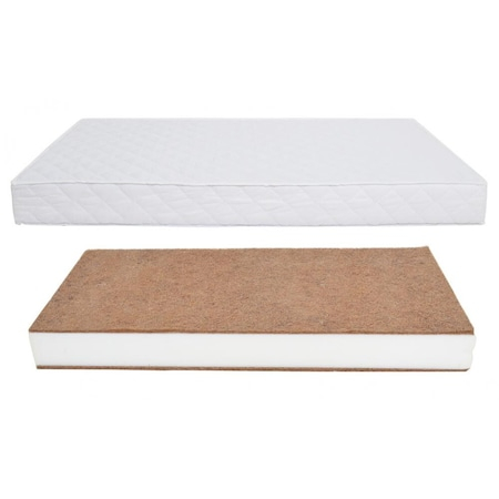 Saltele copii - Saltea cu husa detasabila din microfibra  Cocos Comfort + 120x60x12 cm