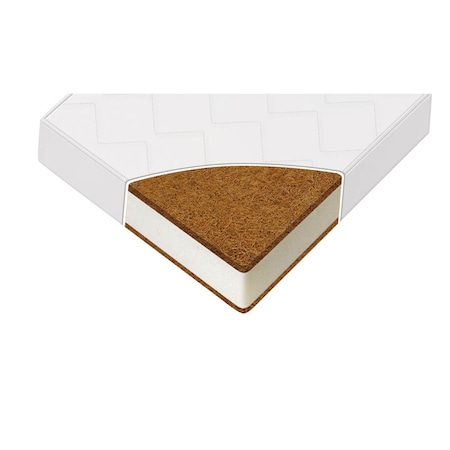 Saltele copii - Saltea patut fibra nuca de cocos-spuma-cocos 120x60x8 cm