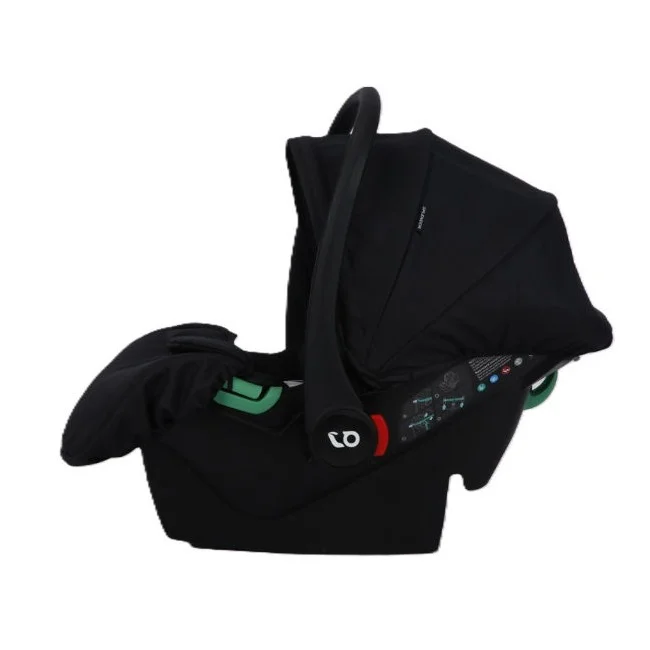 Scaun Auto Tip Scoica  pentru Bebelusi, Fixare in 3 Puncte, 2 Pozitii de Ajustare a Centurilor de Sigurarnta  la Umeri - Negru Crocodil [1]