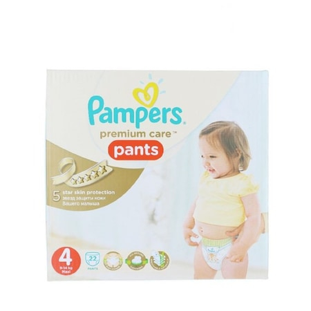 Produse incontinenta - Scutece chilotel Pampers Premium Care nr. 4, 9-14 kg, 22 buc
