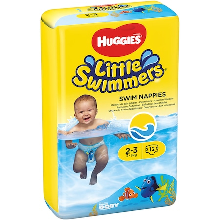 Scutece-chilotel pentru apa Huggies Little Swimmers 2-3, 3-8 kg, 12 buc [0]