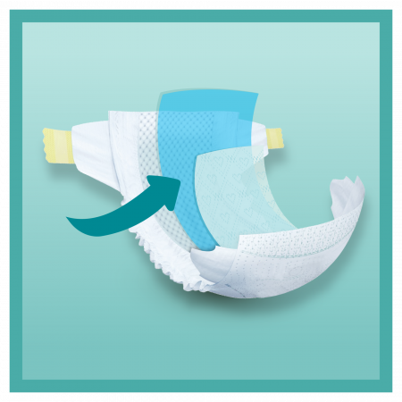 Scutece Pampers Active Baby Jumbo Pack, Marimea 7, 15+ kg, 44 buc [4]