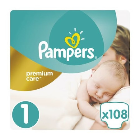 Jucarii, Copii & Bebe - Scutece Pampers Premium Care 1, Nou Nascut, 2-5 kg, 108 buc