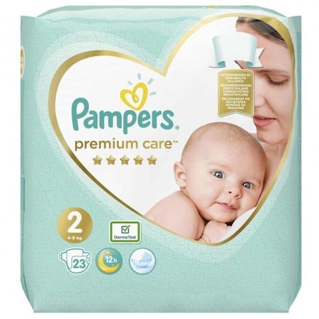 Scutece pentru Nou Nascuti , Pampers Premium Care Nr 2  / 4 - 8 kg, 23 buc [0]