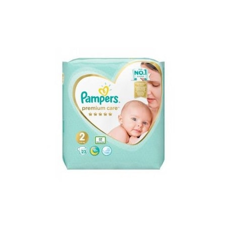 Scutece si chilotei - Scutece Pampers pentru Nou Nascuti Premium Care Pack Marimea 2, 4-8 kg, 23 buc