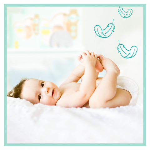 Scutece Pampers Premium Care pentru Nou Nascuti, Absorbtie Instantanee,  Marimea 1, 2-5kg, 52 buc [5]