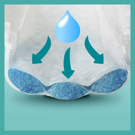 Scutece Pampers Tip Chilotel Numarul 7, capacitate mare de absorbtie, Testat Dermatologic, 17+KG, 37 Buc [3]