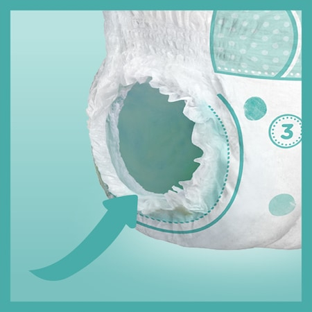 Scutece Pampers Tip Chilotel Numarul 7, capacitate mare de absorbtie, Testat Dermatologic, 17+KG, 37 Buc [4]