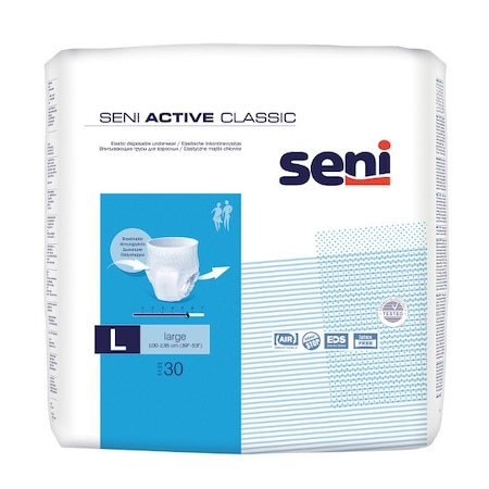 Cosmetice & Produse ingrijire personala - Scutece pentru adulti tip chilot Seni Active Classic, L, 30 buc