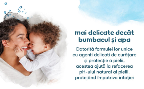 Servetele Umede PAMPERS Harmonie Aqua - Patrula Catelusilor Editie Limitata , Contin 99% Apa pentru o Protectie pura a pielii, 0% Plastic, 3 Pachete x 48, 144 Buc [3]