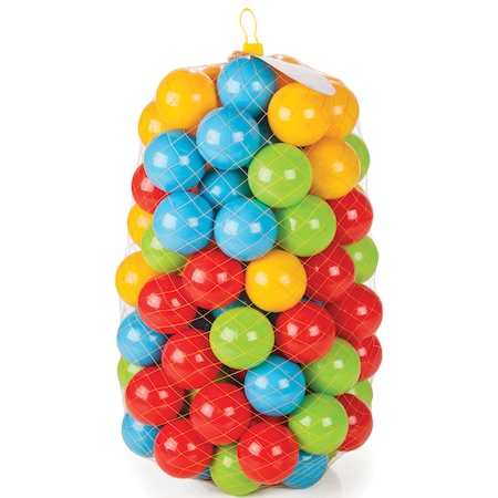 Spatii de joaca si accesorii - Set 100 Bile colorate pt. Interior sau Exterior  7 cm  calitate superioara, rezistente, non toxic, ideale pentru Spatii de Joaca